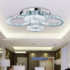 4 Halo Ring Led Ceiling Lamp Modern