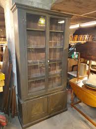 Antique Primitive Tall Cupboard Cabinet