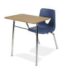 soft plastic student chair desk combo