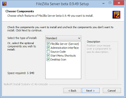 configure a filezilla ftp server
