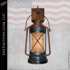 Miners Lantern Wall Sconce
