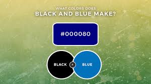 Black And Blue Mixed What Color Does