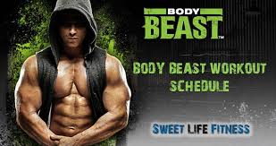 body beast workout schedule free