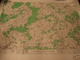 The map where bastogne is located, it's geographical coordinates, places where banks and atms, offices, schools, hospitals, museums. Vintage Wwii Bastogne Belgium Color Map 1943 Mint Cond 27606768