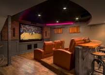 You can prepare the beverages for you and your relatives while they enjoy the pool table or movies. 10 Awesome Basement Home Theater Ideas