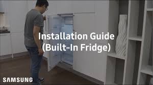 Maybe you would like to learn more about one of these? How To Install Samsung 1 Door Built In Fridge Youtube