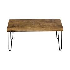 coffee table with hairpin legs