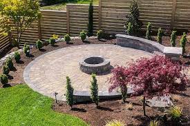 Circular Paver Patio Kit With Fire Pit