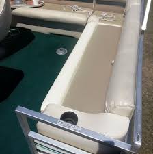 Pontoon Boat Seat Cover Recovered With