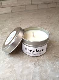 Fireplace Scented Soy Candle Vegan