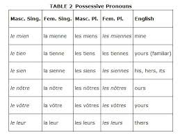 Possession Possessive Pronouns