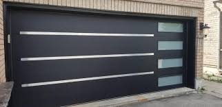Modern Fiberglass Door 4 Panel Frosted