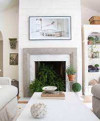 Easy Summer Fireplace Decor Seeking