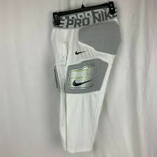 Details About Nike Pro Combat Hyperstrong Padded Football Girdle Mens Large 808774 White