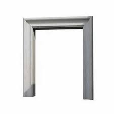 concrete interior door frame size