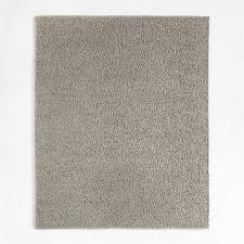 lille solid bouclé grey area rug 8 x10