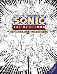 the hedgehog official coloring book