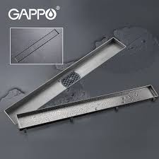 Although linear drainage is considered as a relatively new product, it is undoubtedly an elegant. Buy Gappo Shower Drain 304 Stainless Steel Shower Floor Drain Long Linear Drainage Drain For Hotel Bathroom Kitchen Floor Online In Sri Lanka 4001038561922