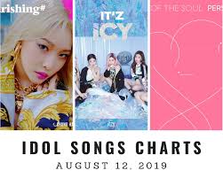Music Chart Idol Songs On Korean Digital Charts August 12th