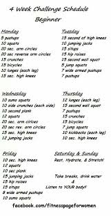 4 Weeks To Fit Total Body Makeover Fitness Exercise Workout