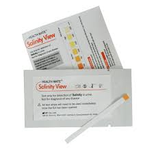 Colour Chart For The Blood Pressure Test Strips Salinity