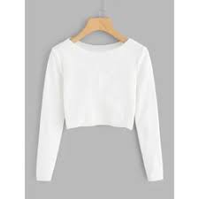 5 out of 5 stars. Cotton Round Neck Ladies Full Sleeve Plain Crop Tops Rs 300 Piece Id 21610419012