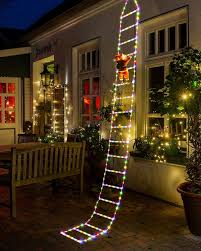10ft christmas decorative ladder lights