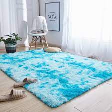 gy area rugs soft fuzzy mat tie dye