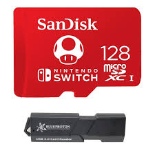 4.8 out of 5 stars based on 384 product ratings(384). Sandisk 128gb Microsdxc Uhs I Card For Nintendo Switch Blueproton Usb 3 0 Microsdxc Card Reader Walmart Com Walmart Com