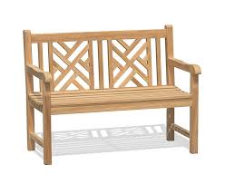 Chartwell Teak 2 Seater Outdoor Bench
