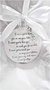 miscarriage memorial christmas ornament