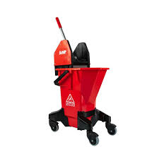 mop bucket and wringer red