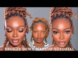 bronze dewy makeup tutorial tutorial