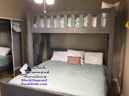 twin loft bed with queen underneath