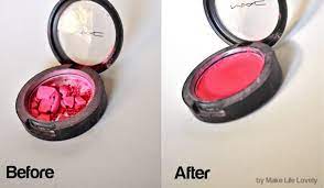 how to fix broken compact makeup