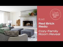 Red Brick Redo Cozy Family Room