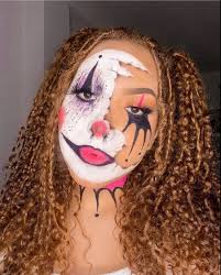 scary clown makeup looks for halloween