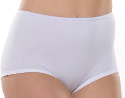 The Senior Shop Classic Fit Banded Leg Granny Panties - 3 Pack White at  Amazon Women's Clothing store