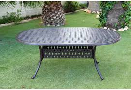 Almeria Oval Cast Aluminium Patio Table