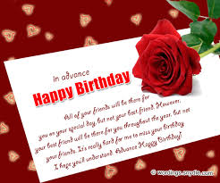 advance birthday wishes messages and