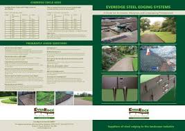 everedge steel edging systems paving