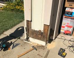 to replace a rotting garage door jamb