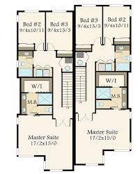 Plan 85260ms Modern Two Family House
