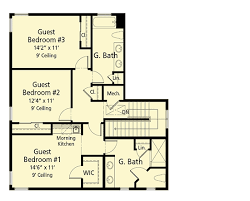 2 Story Florida Style House Plan With 4