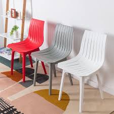 Clean Outdoor Plastic Dining Chairs