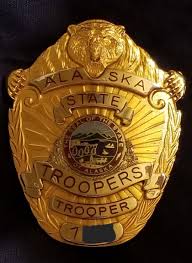 Alaska States Troopers C H Metal Crafts Badge Police