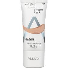 Almay Smart Shade Skintone Matching Makeup Oil Free Spf 15 1oz 100 My Best Light Walmart Com Walmart Com