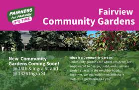 Fairview Community Gardens Fairness