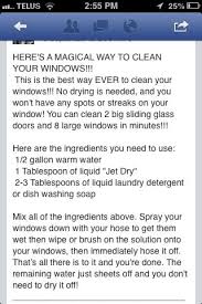 Window Cleaning Recipes