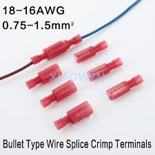 By converting electrical energy into mechanical energy, electric motors have changed the face of many industries forever. Electrical Wire Connectors 10pcs Red Bullet Type Female Male Wire Splice Crimp Terminal Plug Connector For 18 16 Bullet Types Electrical Wire Connectors Plugs